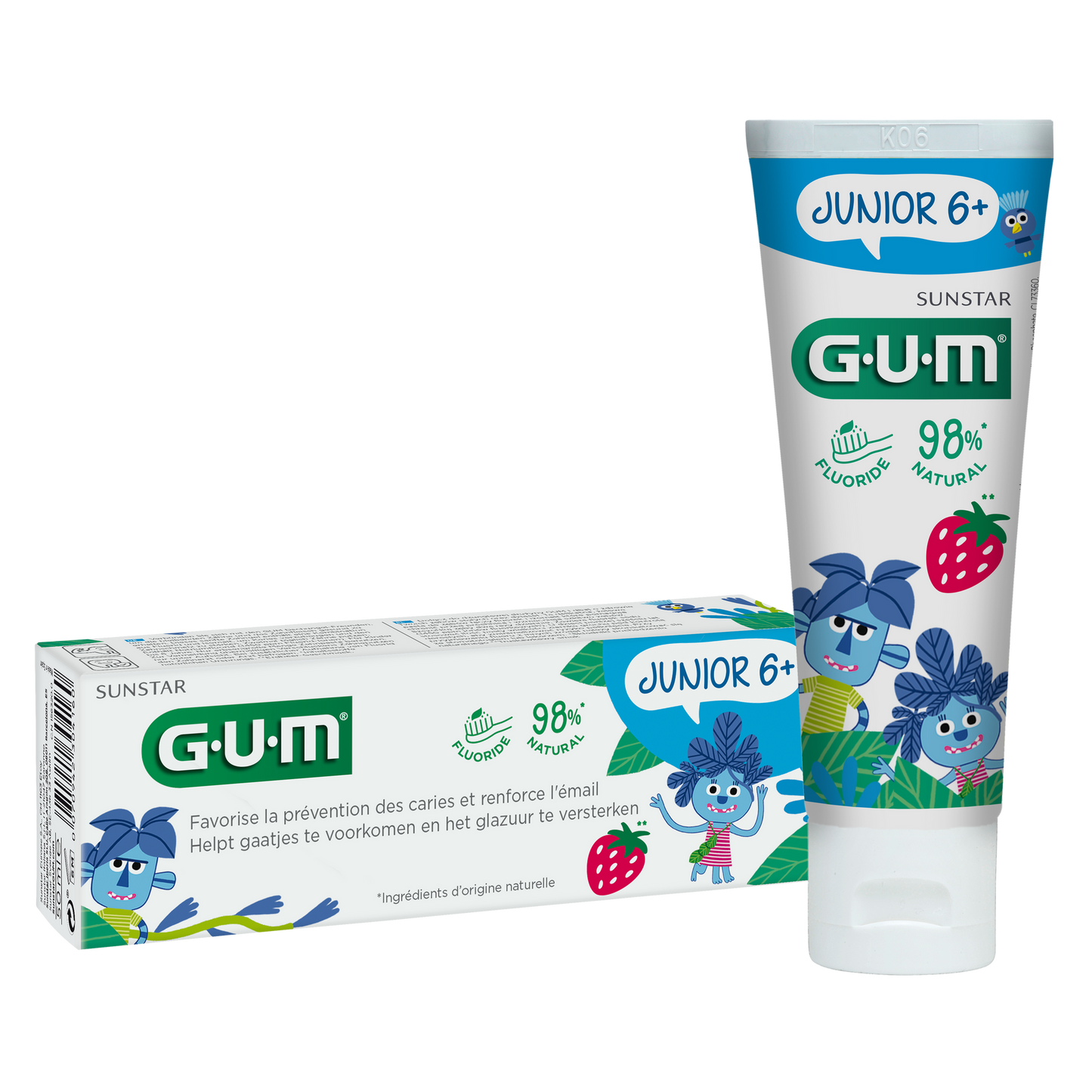 GUM® JUNIOR Tandpasta 6+ - 98% Natural (50 mL)-GUM-Sordent