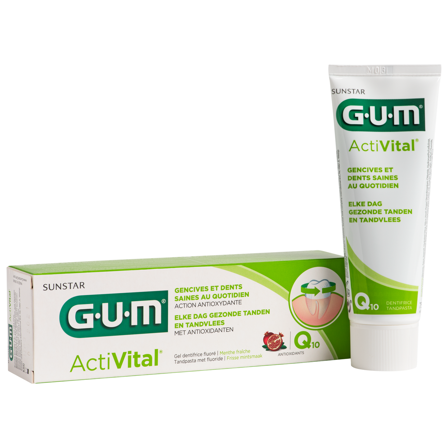 GUM® ActiVital® Tandpasta - Anti-Tandplak (75 mL)-GUM-Sordent
