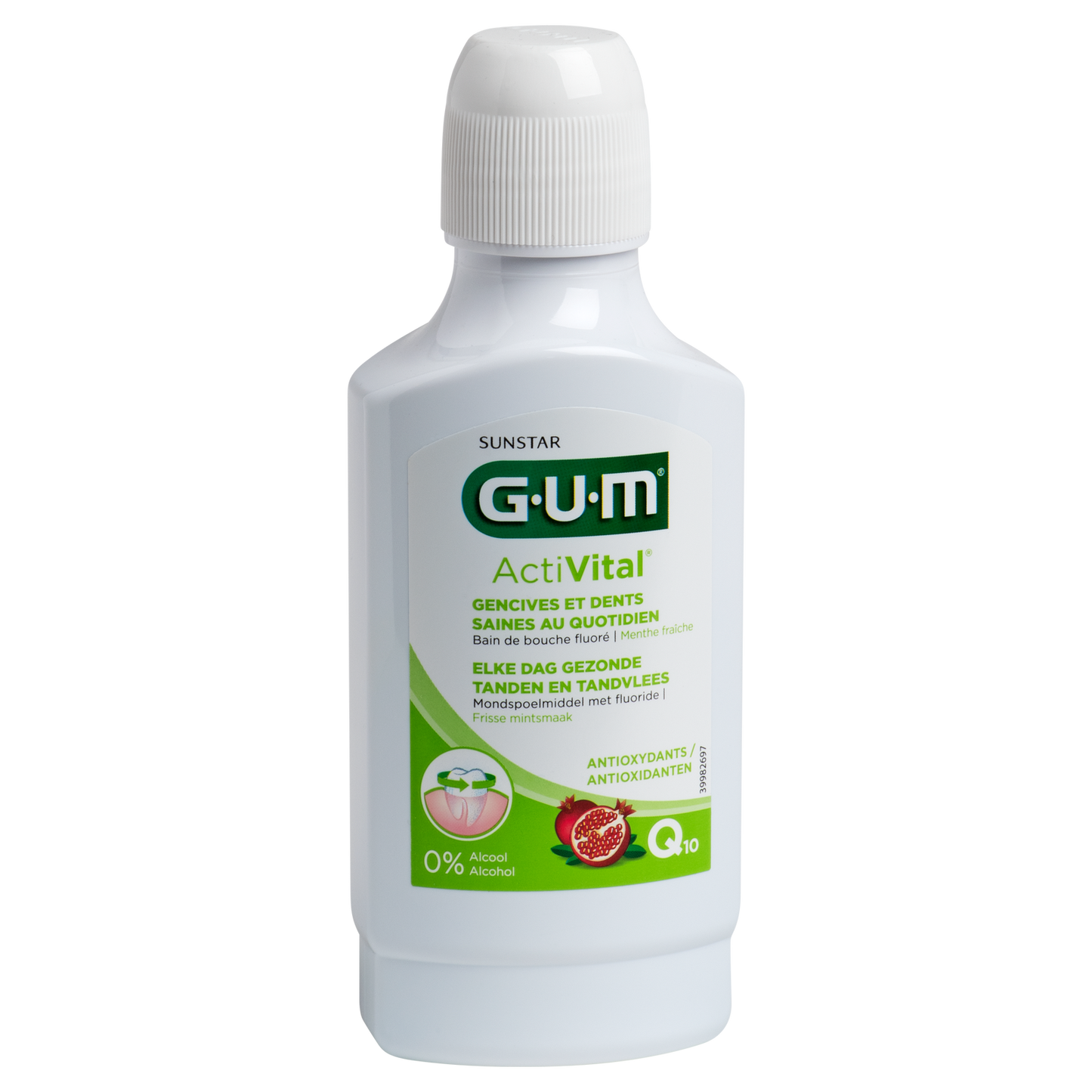 GUM® ActiVital® Mondspoelmiddel met frisse mintsmaak (300 mL)-GUM-Sordent