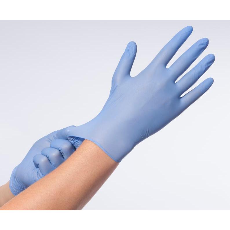 Comforties Soft Premium Nitril handschoen poedervrij Violetblauw (100 st.)-Comforties-Sordent