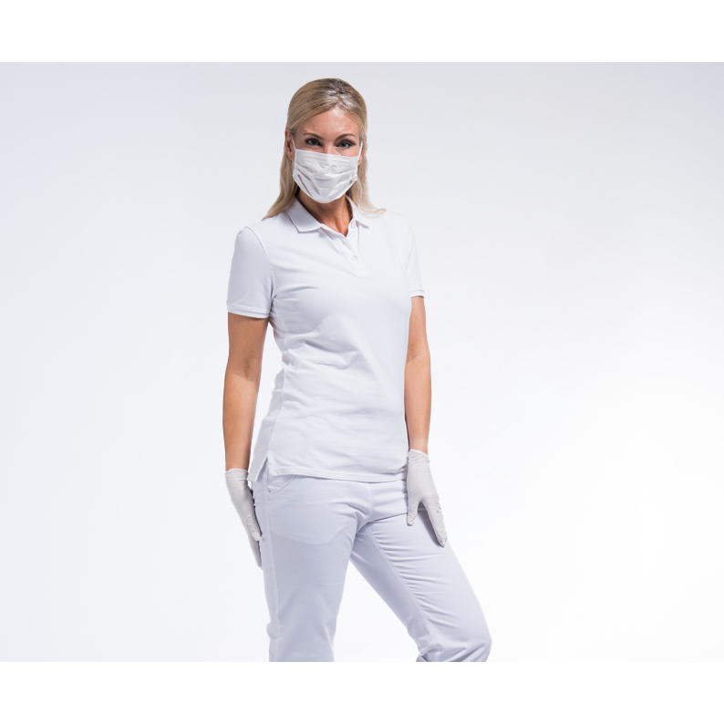 Comforties EVY Dames Polo – 97% Katoen 4-Way Stretch Werkpolo