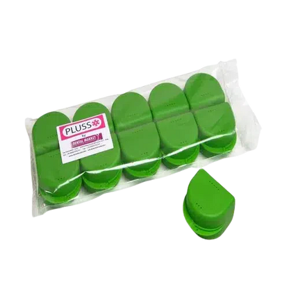 Orthobakje Gebitsbakje Groot (10 st.)-Praktijkbenodigheden-Dental Market-Groen-Sordent