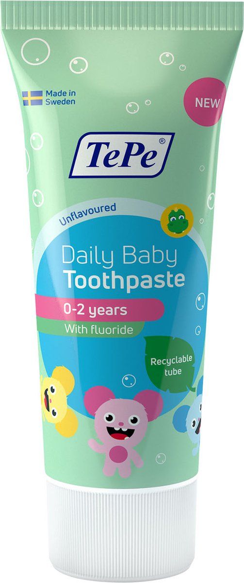 TePe® Daily™ Baby Tandpasta met Fluoride 0-2 Jaar (50 mL)
