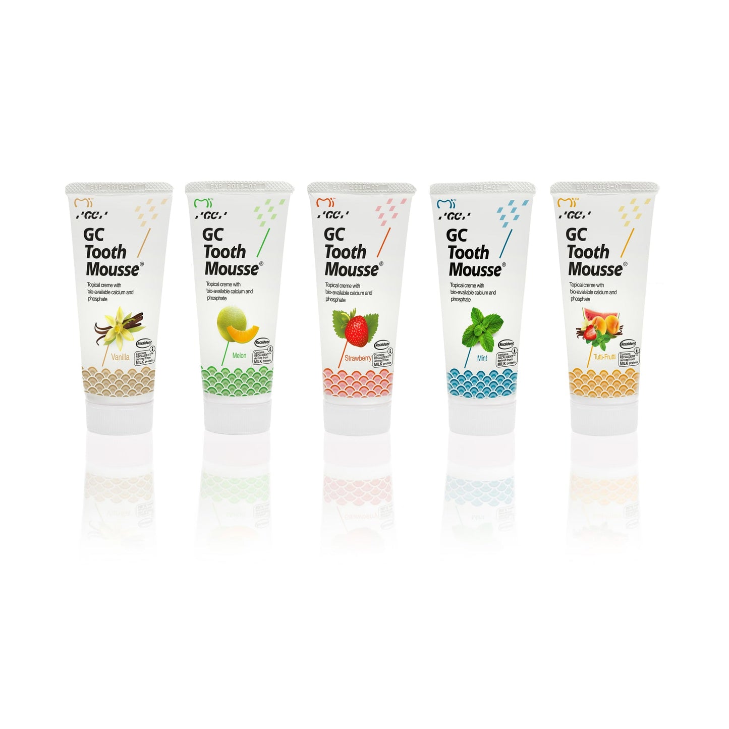 GC Tooth Mousse™ Tube - Zonder fluoride - Diverse Smaken & Sets-GC-Sordent