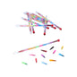 ABCA Gift / Speelgoed Vulpotloden Regenboog - (72 st)-ABCA-Sordent