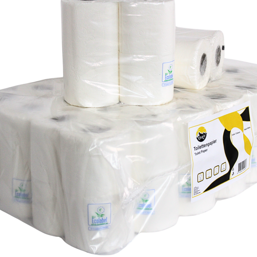 KURTT ECO Toiletpapier Wit 2-Laags (400 Vel - 40 Rollen)-KURTT-Sordent
